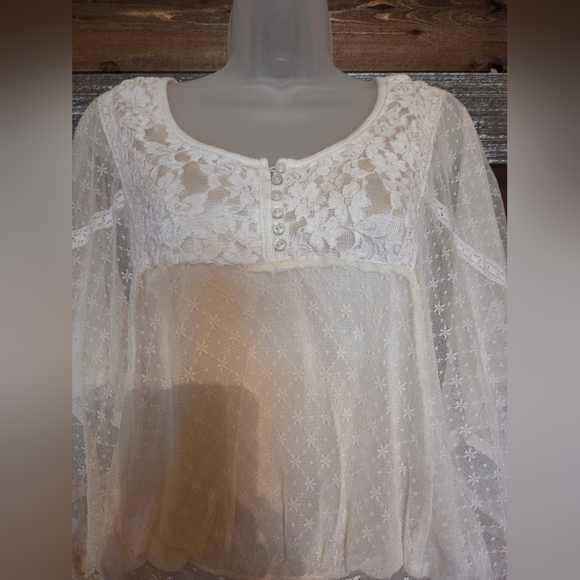 Free People Lace Top - Picture 2 of 9